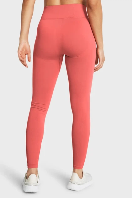 Жіночі коралові тайтси UA Train Seamless Legging Under Armour LG 1381662-811 - Фото 3 Жіночі коралові тайтси UA Train Seamless Legging Under Armour LG 1381662-811 - зображення 3