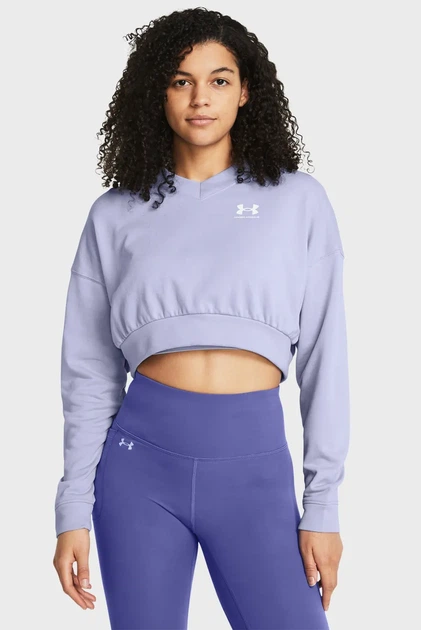 Жіночий бузковий світшот UA Rival Terry OS Crop Crw Under Armour XS 1382738-539 - Фото 1 Жіночий бузковий світшот UA Rival Terry OS Crop Crw Under Armour XS 1382738-539 - зображення 1
