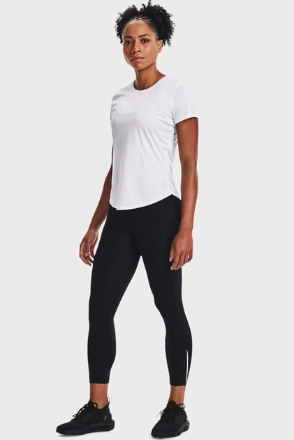 Жіночі чорні тайтси UA Fly Fast 3.0 Ankle Tight Under Armour XL 1369771-001 - изображение 2