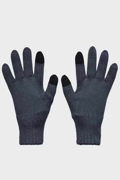 Чоловічі темно-сірі рукавиці UA Halftime Wool Glove Under Armour S/M 1378755-044 - Фото 2 Чоловічі темно-сірі рукавиці UA Halftime Wool Glove Under Armour S/M 1378755-044 - изображение 2