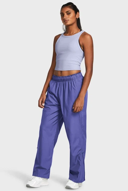 Жіночі фіолетові спортивні штани UA Rush OS Woven Under Armour MD 1382739-561 - Фото 2 Жіночі фіолетові спортивні штани UA Rush OS Woven Under Armour MD 1382739-561 - зображення 2