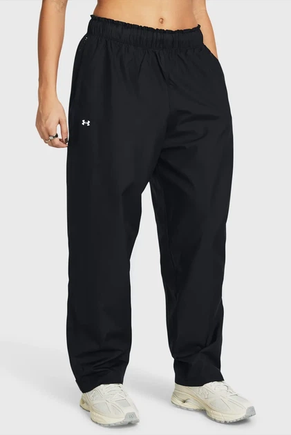 Жіночі спортивні штани UA Rush OS Woven Pant Under Armour M 1382739-001 - Фото 1 Жіночі спортивні штани UA Rush OS Woven Pant Under Armour M 1382739-001 - зображення 1