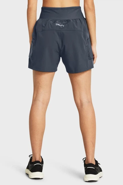 Жіночі темно-сірі шорти UA Trail Run Shorts Under Armour XS 1383360-044 - Фото 2 Жіночі темно-сірі шорти UA Trail Run Shorts Under Armour XS 1383360-044 - изображение 2