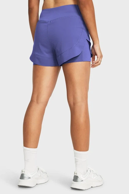 Жіночі фіолетові шорти Flex Woven 2-in-1 Short Under Armour XS 1376936-561 - зображення 2