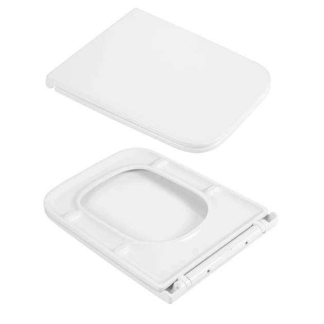 Унитаз подвесной Qtap Gemini безободочный с сиденьем Soft-close QTGEM26W45430 - изображение 8