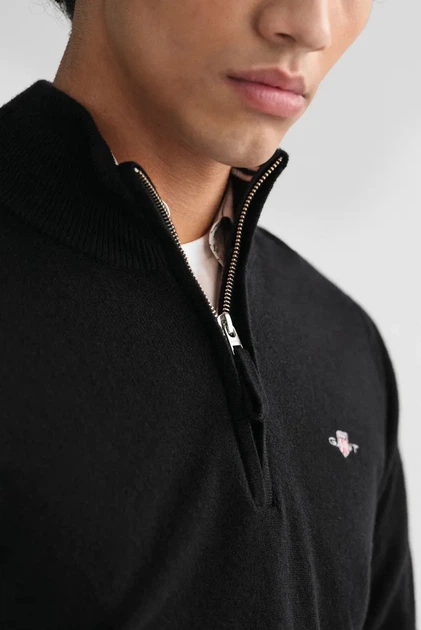 Чоловіча чорна шерстяна кофта Gant XXL 87213 - зображення 2