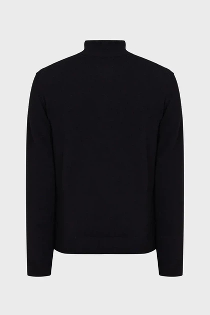 Чоловіча чорна шерстяна кофта Gant XXL 87213 - зображення 7