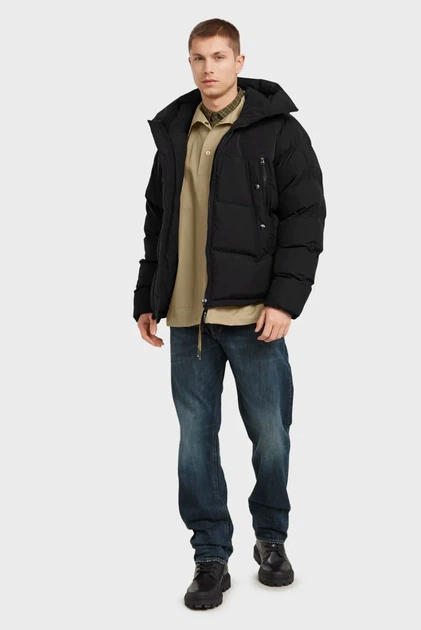 Чоловіча чорна куртка Expedition puffer G-Star RAW S D23645,D712 - изображение 2