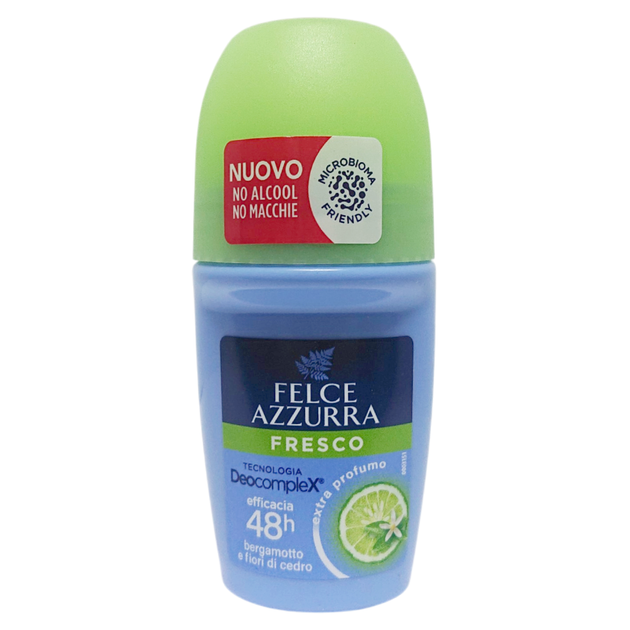 Дезодорант для тіла кульковий FELCE AZZURRA deod rollon fresco 50 мл. - Фото 1 Дезодорант для тіла кульковий FELCE AZZURRA deod rollon fresco 50 мл. - зображення 1