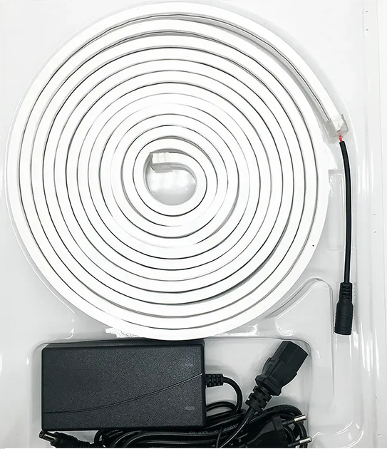 Світлодіодна неонова стрічка 5 м, LED NEON, 12V-220V, Різнокольоровий / RGB стрічка (L) - Фото 6 Світлодіодна неонова стрічка 5 м, LED NEON, 12V-220V, Різнокольоровий / RGB стрічка (L) - зображення 6