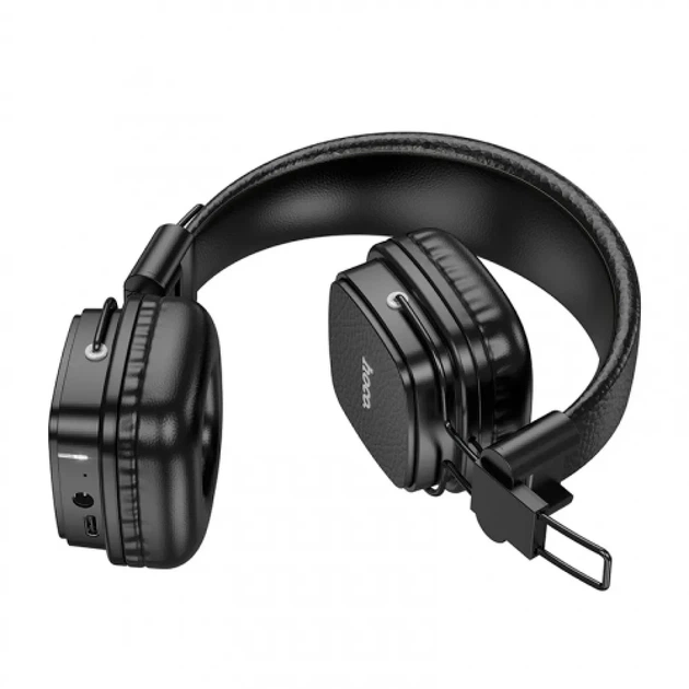 Наушники HOCO W56 Earl Bluetooth 5.3 накладные беспроводные, до 25 часов работы, Hi-Fi звук, складные, черный - изображение 3