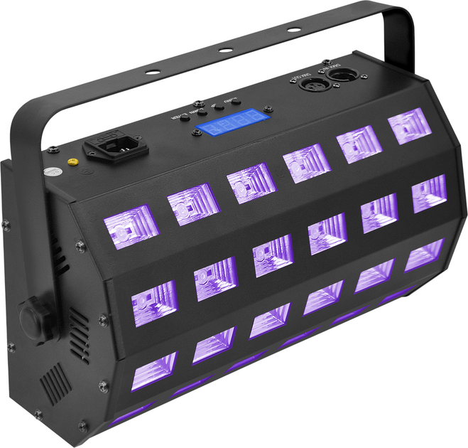 Reflektor sceniczny Light4Me UV 24 + Strobe DMX reflektor ultrafioletowy (5907780148760) - obraz 5