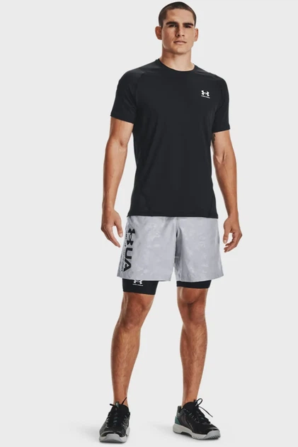 Чоловічі чорні велосипедки UA HG Armour Lng Shorts Under Armour S 1361602-001 - зображення 5