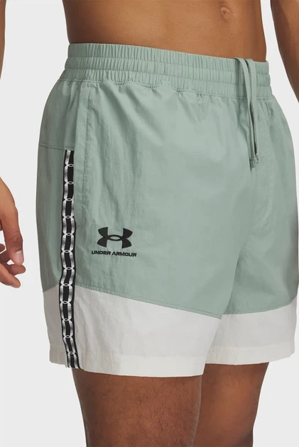 Чоловічі м'ятні шорти UA M's 96 Terrace Wvn Shorts Under Armour L 1387924-348 - Фото 4 Чоловічі м'ятні шорти UA M's 96 Terrace Wvn Shorts Under Armour L 1387924-348 - изображение 4