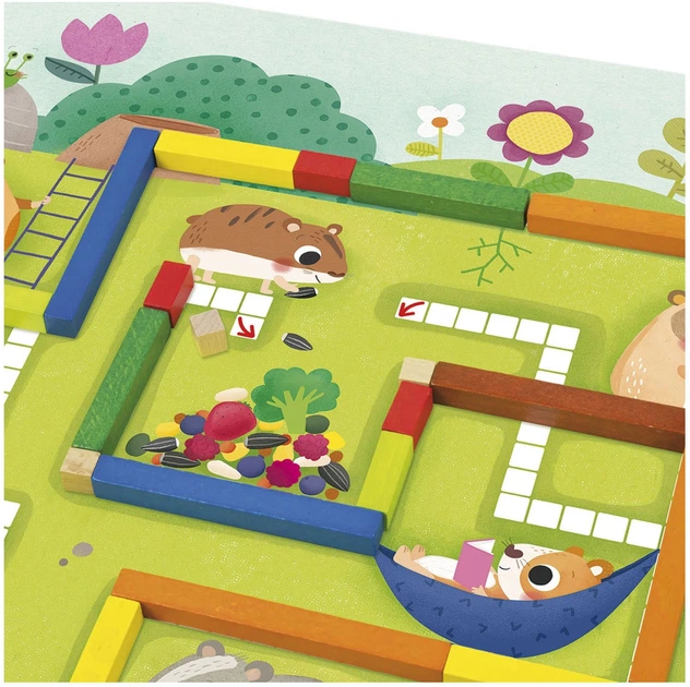 Gra planszowa Jumbo Goula Hamsters 1 do 10 (8410446002346) - obraz 5