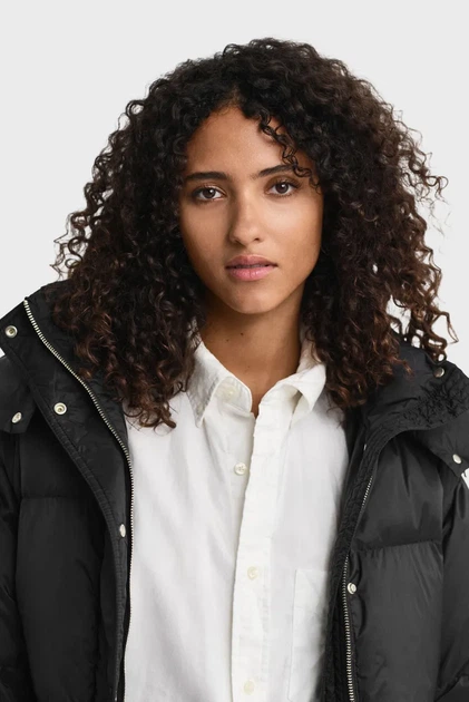 Жіночий чорний пуховик LENGTH Gant XS 4700400 - изображение 5
