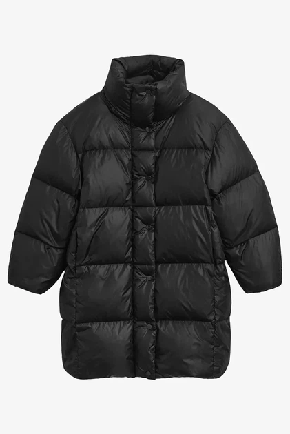 Жіночий чорний пуховик RELAXED Gant S 4751159 - изображение 8