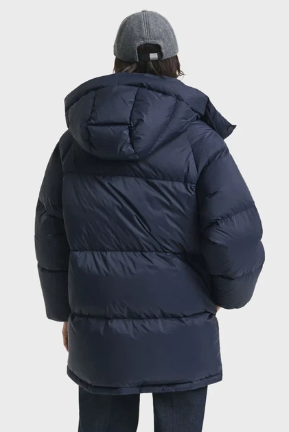 Жіночий темно-синій пуховик LENGTH Gant XS 4700400 - изображение 3