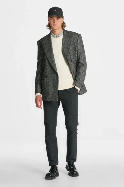Чоловічий перловий джемпер COTTON TEXTURE Gant XXL 8030171 - изображение 2