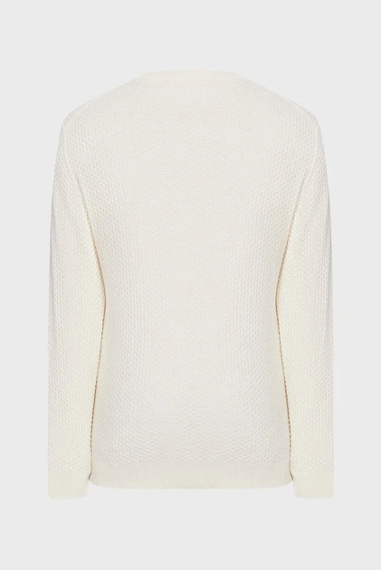Чоловічий перловий джемпер COTTON TEXTURE Gant XXL 8030171 - изображение 7