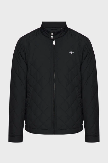 Чоловіча чорна куртка QUILTED WINDCHEATER Gant XXL 7006340 - Фото 7 Чоловіча чорна куртка QUILTED WINDCHEATER Gant XXL 7006340 - изображение 7