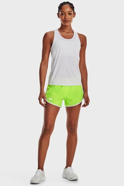 Жіночі салатові шорти UA Fly By 2.0 Short Under Armour S 1350196-370 - Фото 2 Жіночі салатові шорти UA Fly By 2.0 Short Under Armour S 1350196-370 - изображение 2