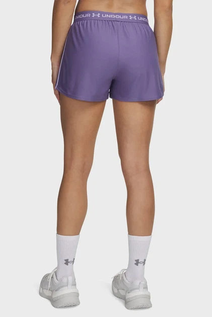 Жіночі бузкові шорти Tech Play Up Shorts-PPL Under Armour MD 1389882-520 - зображення 3