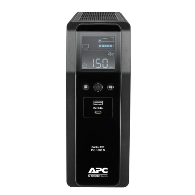 Джерело безперебійного живлення APC Back UPS Pro S 1600VA/720W, LCD, USB, 6+2 C13, (BR1600SI) - изображение 3