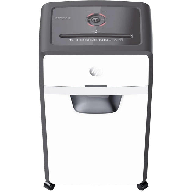Знищувач документів HP OneShred 24CC, A4, 80g х 24 листів, 4*35, 30 л., P-4 - Фото 2 Знищувач документів HP OneShred 24CC, A4, 80g х 24 листів, 4*35, 30 л., P-4 - зображення 2