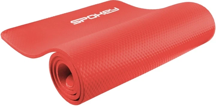Килимок для фітнесу Spokey fit 1.5 см RD Fluffy. Червоний, довжина 180 см, ширина 60 см - зображення 3