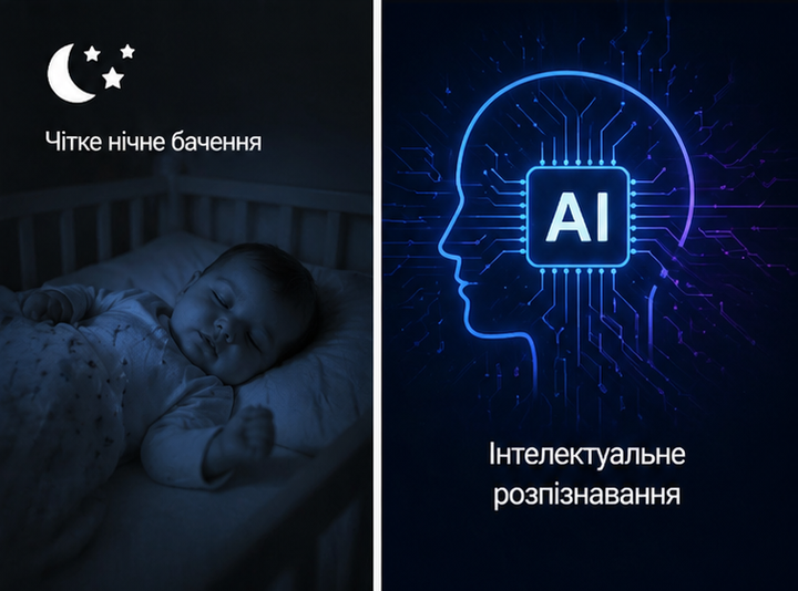 Відеоняня Chicco Wi Fi Camera Smart AI 2K QHD камера для спостереження за дитиною з нічним баченням датчиком плачу та додатком для контролю - зображення 7