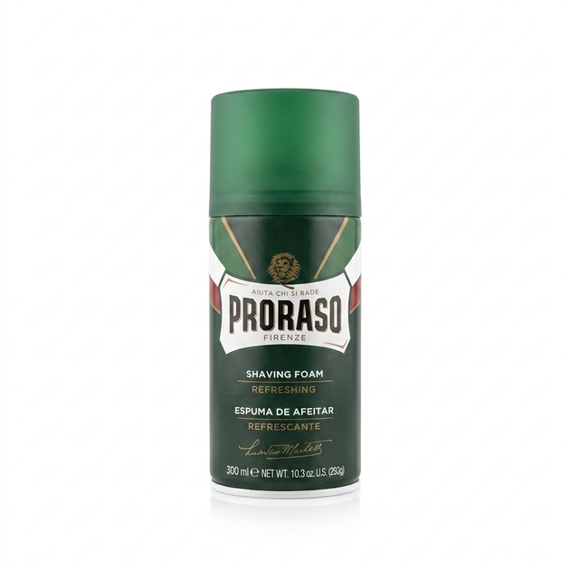 Піна для гоління Proraso освіжаюча і тонізуюча з екстрактом евкаліпта 300 мл (400445) - Фото 1 Піна для гоління Proraso освіжаюча і тонізуюча з екстрактом евкаліпта 300 мл (400445) - изображение 1