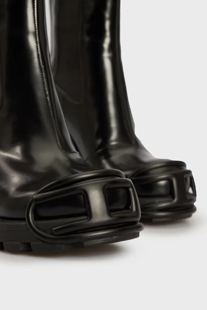Жіночі чорні ботильйони D-HAMMER CH DW BOOTS Diesel 38 Y03419 P4471 - зображення 2