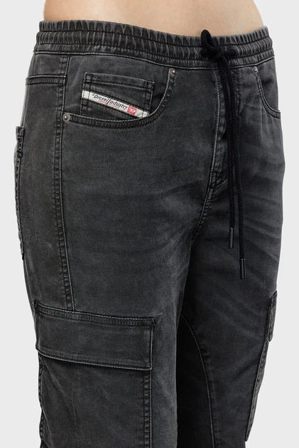 Жіночі чорні джинси 2051 D-URSY JOGG Sweat jeans Diesel 31 A11869 09J75 - изображение 4