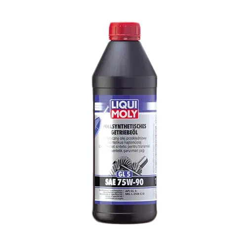 Синтетичне трансмісійне масло LIQUI MOLY Vollsynthetisches Hypoid Getriebeoil SAE 75W-90 GL5 1л. - Фото 1 Синтетичне трансмісійне масло LIQUI MOLY Vollsynthetisches Hypoid Getriebeoil SAE 75W-90 GL5 1л. - зображення 1
