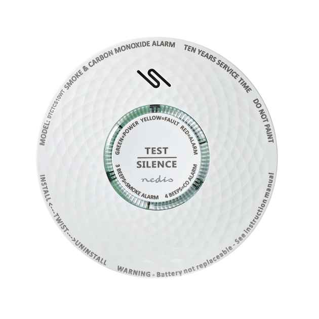 Датчик диму та чадного газу Nedis DTCTCS10WT (5412810334803) - зображення 5