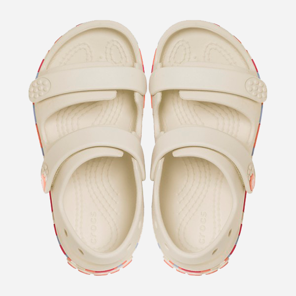 Детские сандалии для девочки Crocs Crocband Cruiser Glw Confetti Band SdK SmWtGua 212528-2MK 25-26 (C9) Brown (198445366147) - изображение 4