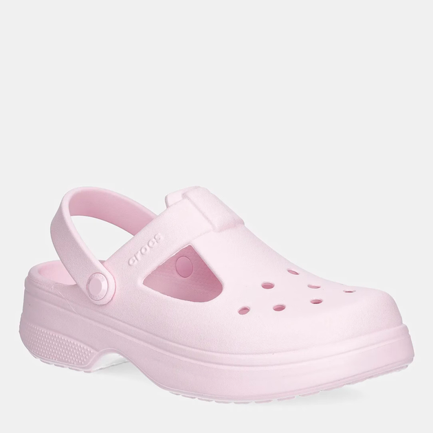 Подростковые кроксы-сабо для девочки Crocs Classic Mary Jane Clog K Chk 210615-6ZW 36-37 (J4) Pink (198445114304) - Фото 2 Подростковые кроксы-сабо для девочки Crocs Classic Mary Jane Clog K Chk 210615-6ZW 36-37 (J4) Pink (198445114304) - изображение 2
