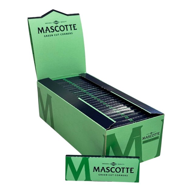 Папір для самокруток Mascotte Green Cut-Corners 70 мм - зображення 2