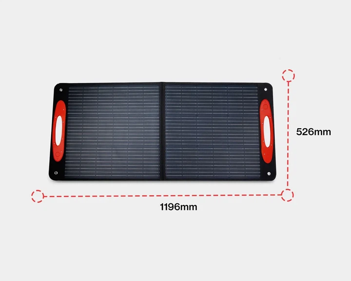 Портативна сонячна панель Bimson Power BP100WSP 100 Вт USB-C / USB-A (монокристалічна) - зображення 5