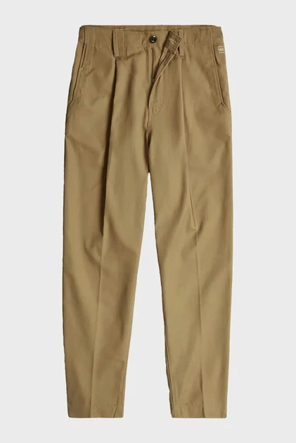 Чоловічі бежеві брюки Pleated G-Star RAW 34-32 D24543,D967 - зображення 6