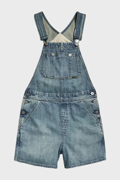 Жіночий синій джинсовий комбінезон Dungaree G-Star RAW XS D24388,D536 - Фото 4 Жіночий синій джинсовий комбінезон Dungaree G-Star RAW XS D24388,D536 - зображення 4