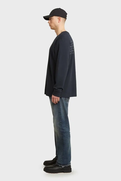 Чоловічий темно-синій лонгслів Back G-Star RAW XL D26835,D976 - изображение 3