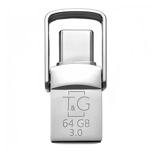 USB флеш T&G 104 Metal USB 3.0 -Type C 64GB - Фото 3 USB флеш T&G 104 Metal USB 3.0 -Type C 64GB - изображение 3