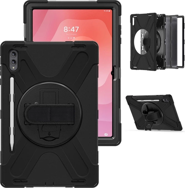 Бампер 4smarts Rugged Case Grip для Samsung Galaxy Tab S11 Ultra Black (541768) - зображення 3