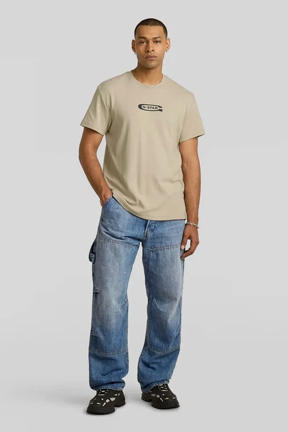 Чоловічі сині джинси Carpenter 3D Loose G-Star RAW 33-32 D23695,D776 - зображення 4