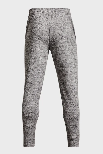 Чоловічі сірі спортивні штани UA Rival Terry Jogger Under Armour SM 1380843-112 - Фото 6 Чоловічі сірі спортивні штани UA Rival Terry Jogger Under Armour SM 1380843-112 - изображение 6
