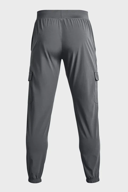 Чоловічі темно-сірі спортивні штани UA Stretch Woven Cargo Pants Under Armour LG 1380358-012 - изображение 6