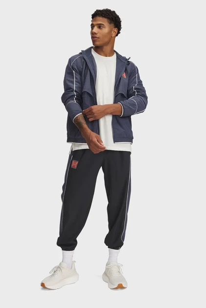 Чоловічі темно-сірі спортивні штани UA Run 96 Pant Under Armour S 6000506-044 - изображение 2