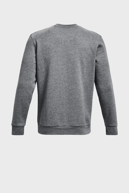Чоловічий сірий світшот UA Essential Fleece Crew Under Armour XXL 1374250-012 - изображение 6